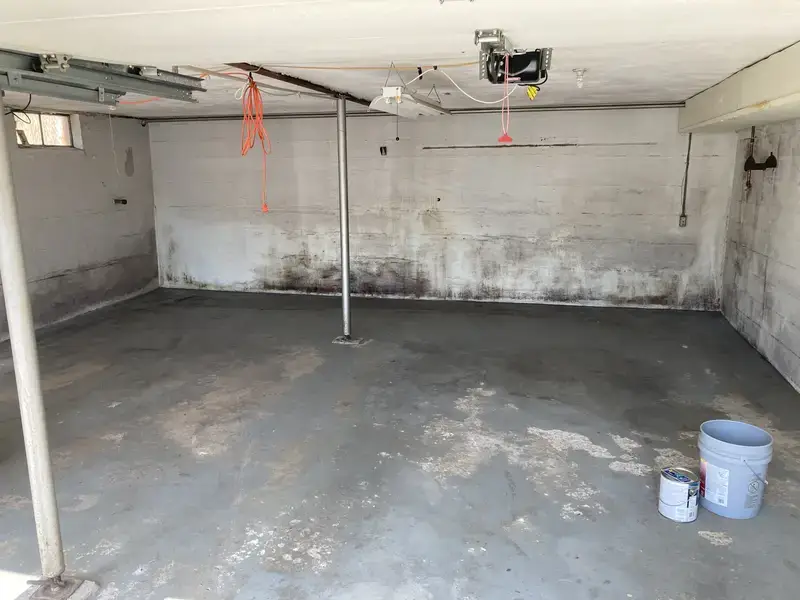 Before: interior garage
