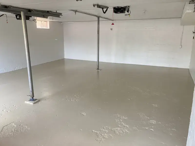 After: interior garage